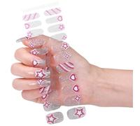 Easy Application Gel Nail Wrap Full Coverage Stick Manicure is an essential home manicure essential home manicure is a colorful accessory for unwanted home manicure