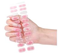 Easy Application Gel Nail Wrap Full Coverage Stick Manicure is an essential home manicure essential home manicure is a colorful accessory for unwanted home manicure