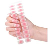 Easy Application Gel Nail Wrap Full Coverage Stick Manicure is an essential home manicure essential home manicure is a colorful accessory for unwanted home manicure
