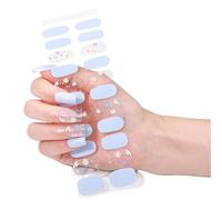 Easy Application Gel Nail Wrap Full Coverage Stick Manicure is an essential home manicure essential home manicure is a colorful accessory for unwanted home manicure