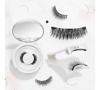 Easy Apply Magnetic Eyeliner Lash Kit | No Glue Needed False Eyelashes for Beginners with Applicator | Reusable, Natural & Voluminous Fake Lashes