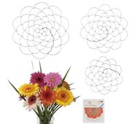 Easy Arranger 3 Pack Wire Flower Arranging Tool- Flower Frog, Reusable, Bendable Flower Grid