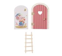 Easy Assemble Miniature Door Wooden Craft For Childrens Educational Toy And Home Styling Modular Door