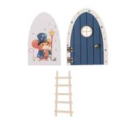 Easy Assemble Miniature Door Wooden Craft For Childrens Educational Toy And Home Styling Modular Door