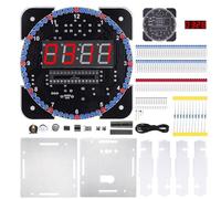Easy Assembly Digital Clock Soldering Project with Alarm and Temperature Measurement for Home and Classroom School Lab Equipment