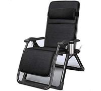 Easy Assembly Zero-Gravity Folding Recliner With Breathable Cushion