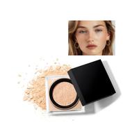 Easy Bake Loose Powder, Beauty Setting Powder for Mature Skin, Brighten Illuminating Color Correcting Foundation, Oil-Control Smooth Makeup, Water Resistant Formula (Nude)