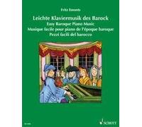 Easy Baroque Piano Music piano (easy) Expanded edition Schott Music Saddle-wire