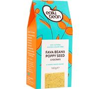 EASY BEAN Fava Bean & Poppy Seed Crackers 150g - 4 Pack