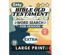 Easy Bible Old Testament Vol 1 Word Search for Seniors Extra Large Print: 100 Inspiring Scripture Puzzles with Jumbo 36pt Font - No Diagonals, No ... (Bible Old Testament Word Search Collection)