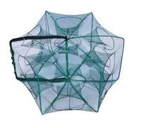 EASY BIG Foldable Bait Trap Fishing Net - Hand Cast Cage for Catching Fish Shrimp Crab Crawfish