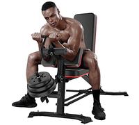 EASY BIG Utility Weight Bench with Leg Extension - Multi-Position Adjustable Bench for Strength Training, Dumbbell Exercise and Ab Workouts