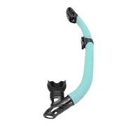 Easy Breath Dry Snorkel Tube, Full Dry Top Snorkel with Top Valve for Freediving Scuba Diving Snorkeling Lightweight Underwater Breathing Tube for Adults (Mint Green)
