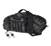 EASY BW 65L Large Travel Duffle Bag Military Tactical Backpack, Black Camo, L, Military Backpack