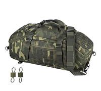 EASY BW 65L Large Travel Duffle Bag Military Tactical Backpack, US Woodland, L
