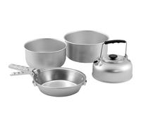 EASY CAMP ADVENTURE COOK SET M CAMPING 4PC PANS & KETTLE SET