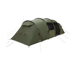 Easy Camp Leka Twin 8, 8-Person Family Tent Green Large Tunnel Style