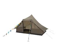 10 Person Cabin Tent With Sewn-In Groundsheet & Mesh Door - Easy Pitch Glamping
