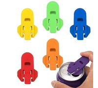 Easy Can Opener - 6PCS Manual Tin Opener, Can Openers That Work, Portable Ring Pull Cans Openers Aid, Kitchen Tools Gadgets for Pop, Beer, Cokes Or Soda