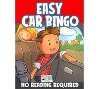 Easy Car Bingo: Road Trip Scavenger Hunt For Kids Activity Book Travel Essential