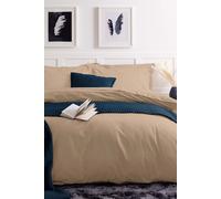 Easy Care 200 Thread Count Cotton Polyester Percale Duvet Cover Belledorm Yellow King