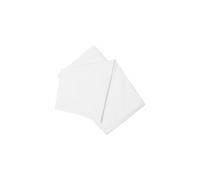 Easy Care 200 Thread Count Cotton Polyester Percale Flat Sheet Belledorm White Double
