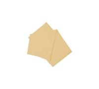 Easy Care 200 Thread Count Cotton Polyester Percale Flat Sheet Belledorm Yellow Double