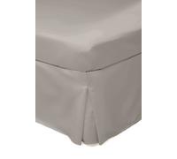 Easy Care 200 Thread Count Cotton Polyester Percale Platform Valance Belledorm Beige King