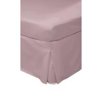 Easy Care 200 Thread Count Cotton Polyester Percale Platform Valance Belledorm Dark Pink Super King