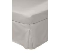 Easy Care 200 Thread Count Cotton Polyester Percale Platform Valance Belledorm Ivory King