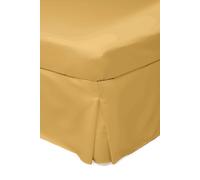 Easy Care 200 Thread Count Cotton Polyester Percale Platform Valance Belledorm Mustard Double