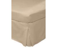 Easy Care 200 Thread Count Cotton Polyester Percale Platform Valance Belledorm Yellow Single