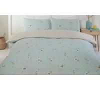 Easy Care Daisy Reversible Design Duvet Set: Double