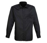 Easy Care Long Sleeve Poplin Polyester/Cotton Shirt by Premier