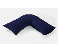 Easy Care Poly Cotton V Pillowcase, Navy