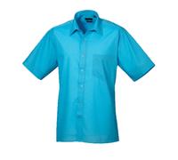 Easy Care Short Sleeve Poplin Polyester/Cotton Shirt by Premier