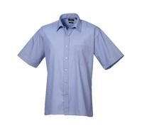 Easy Care Short Sleeve Poplin Polyester/Cotton Shirt by Premier