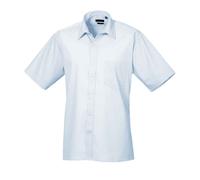 Easy Care Short Sleeve Poplin Polyester/Cotton Shirt by Premier