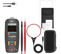 Easy Carry Digital Oscilloscope True Multimeter with NCV Detections 2.8 Inch Color Screen Build in Battery for Testing Transportable Oscilloscope with Multimeter