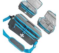 Easy Carry Medication Planner Highlighting Pulls and Fasteners for Appendage to Sacks Automobiles Transportable Pliable Plan Three Thousand Commuters Learners and Tourists Medication Planner Bag