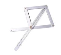 Easy Carry Multipurpose Protractor Tool Features Not Bend Structure Accuracy Engineered Angles Finders for Contractors Aluminum Angles Measurement Tool