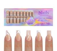 Easy Change 150pcs French Manicure Set Removable Seamless Manicure Tips Nails Art No Damage to Natural Nails Beauty Essential