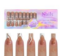 Easy Change 150pcs French Manicure Set Removable Seamless Manicure Tips Nails Art No Damage to Natural Nails Beauty Essential