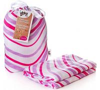 Easy Children's Ideas BMB12 0019 A Wrap Swaddling Muslins Wrap or as a Base Bamboo Blanket 120 x 120 cm Purple