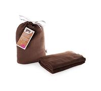 Easy Children's Ideas BMB12 Frame Bamboo Muslin Swaddle, Brown