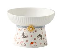 Easy Clean Bowls, Non-Slip Cat Bowl, Pet Feeding Accessory, Healthy Eating Posture, Functional Pet Dish, Ergonomic Cat Feeding, Compact Pet Bowl, Pet Water Station, Raised Feeding Bowls, Modern Cat Di