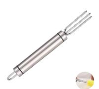 Easy Clean Corn Cob Peeler, 2025 New Corn Peeler for Corn on The Cob, Corn Cob Stripper, Long Handle Stainless Steel Corn Stripping Tool for Home Kitchen, Restaurant Chefs (D)