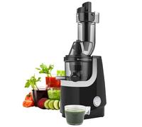 Easy Clean Slow Juicer | Cold Press Masticating Juicer | Hopper Fits Whole Produce | Quiet Motor | Scrub Free Cleaning | Bigger Mouth | Perfect For Healthy Living
