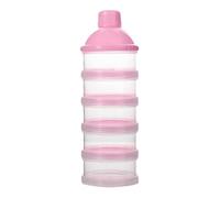 Easy Clean Snack Container for Rice Flakes, Baby Food, Travel - 5-Layer Stackable 5-Layer Removable - Portable Milk Powder Organizer |