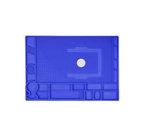 Easy Cleaning Workstation Silicone Soldering Mat for Computer Phone Repair Featuring Slip Resistant Design Storage Zones Antislip Soldering Workbenches Mat